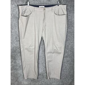 Flag & Anthem Chino Pants Mens‎ Size 44x30 Beige Stretch Straight Leg Pockets